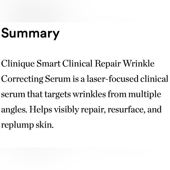 Clinique Smart Clinical Repair Anti-Aging Serum - Picture 7 of 11
